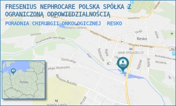 PORADNIA CHIRURGII ONKOLOGICZNEJ - FRESENIUS NEPHROCARE POLSKA SPÓŁKA Z OGRANICZONĄ ODPOWIEDZIALNOŚCIĄ - JEDNOŚCI NARODOWEJ 8, RESKO