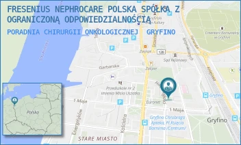 PORADNIA CHIRURGII ONKOLOGICZNEJ - FRESENIUS NEPHROCARE POLSKA SPÓŁKA Z OGRANICZONĄ ODPOWIEDZIALNOŚCIĄ - NIEPODLEGŁOŚCI 28, GRYFINO