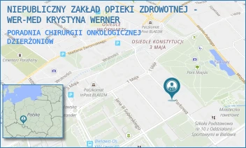 PORADNIA CHIRURGII ONKOLOGICZNEJ - NIEPUBLICZNY ZAKŁAD OPIEKI ZDROWOTNEJ - WER-MED KRYSTYNA WERNER - UL. PARKOWA 9, DZIERŻONIÓW