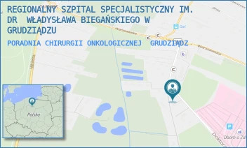 PORADNIA CHIRURGII ONKOLOGICZNEJ - REGIONALNY SZPITAL SPECJALISTYCZNY IM. DR WŁADYSŁAWA BIEGAŃSKIEGO W GRUDZIĄDZU - RYDYGIERA 15/17, GRUDZIĄDZ