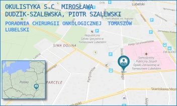 PORADNIA CHIRURGII ONKOLOGICZNEJ - OKULISTYKA S.C  MIROSŁAWA DUDZIK-SZALEWSKA, PIOTR SZALEWSKI - WYSPIAŃSKIEGO 23,  TOMASZÓW LUBELSKI