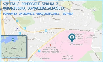 PORADNIA CHIRURGII ONKOLOGICZNEJ - SZPITALE POMORSKIE SPÓŁKA Z OGRANICZONĄ ODPOWIEDZIALNOŚCIĄ - UL. POWSTANIA STYCZNIOWEGO 1, GDYNIA