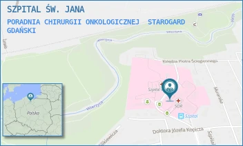 PORADNIA CHIRURGII ONKOLOGICZNEJ - SZPITAL ŚW. JANA - UL. DRA JÓZEFA BALEWSKIEGO 1, STAROGARD GDAŃSKI