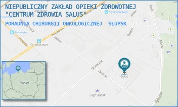 PORADNIA CHIRURGII ONKOLOGICZNEJ - SALUS SPÓŁKA Z OGRANICZONĄ ODPOWIEDZIALNOŚCIĄ - UL. ZIELONA 8,  SŁUPSK