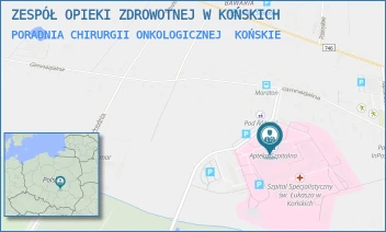 PORADNIA CHIRURGII ONKOLOGICZNEJ - ZESPÓŁ OPIEKI ZDROWOTNEJ W KOŃSKICH - GIMNAZJALNA 41B,  KOŃSKIE