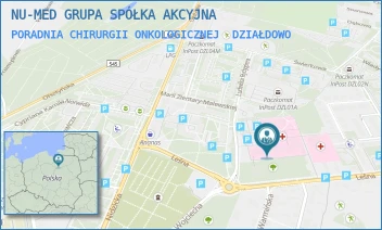 PORADNIA CHIRURGII ONKOLOGICZNEJ - NU-MED GRUPA SPÓŁKA AKCYJNA - LEŚNA 1, DZIAŁDOWO
