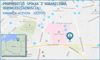 PORADNIA GIŻYCKO - PROFMEDICUS SPÓŁKA Z OGRANICZONĄ ODPOWIEDZIALNOŚCIĄ - SUWALSKA 3A, GIŻYCKO