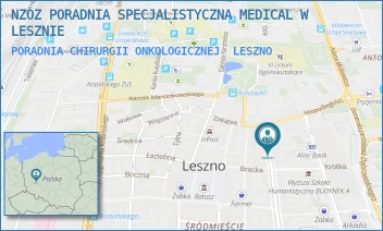 PORADNIA CHIRURGII ONKOLOGICZNEJ - NZOZ PORADNIA SPECJALISTYCZNA MEDICAL MAGDALENA ZAKRZEWSKA - B. CHROBREGO 48, LESZNO